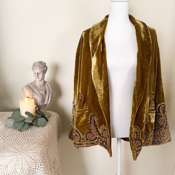 NWT Free People Starlight Velvet Jacket - Picture 5 of 14